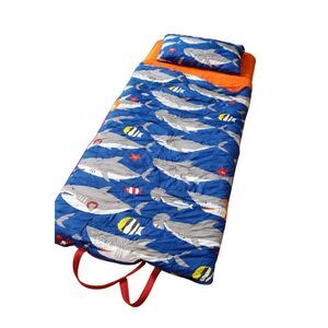 RARE Pottery Barn Kids Sharks & Fish Sleeping Kid's Bag